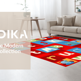 Joyful Kid Centric Educational Layout(Red)