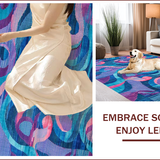Dynamic Colorful Abstract Motif(Blue)