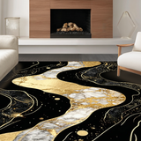 Contemporary Elegant Fluid(Black)