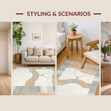 Elegant Neutral Patterned Décor(Beige)