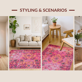 Dynamic Abstract Lattice Arrangement(Pink)