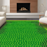 Contemporary Fun Crocodile Silhouette(Green)