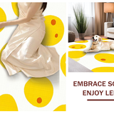 Ultra Soft Area Rug, Non Slip, Stain Resistant, Washable Area Rugs for Living Room, Bedroom, Soft Textured Earth Tone Delight(Yellow)