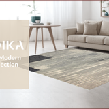 Ultra Soft Area Rug, Non Slip, Stain Resistant, Washable Area Rugs for Living Room, Bedroom, Elegant Monochrome Animal Motif(Beige)