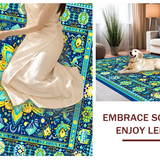 Rustic Colorful Textured Layers(Blue)