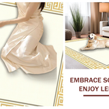 Elegant Greek Key Geometric Motif(Beige)