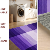 Ultra Soft Area Rug, Non Slip, Stain Resistant, Washable Area Rugs for Living Room, Bedroom, Warm Monochrome Plush Experience(Purple)