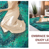 Elegant Light Blue Floral Design(Blue)