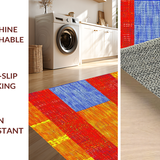 Bold Abstract Flowing Stripes(Red)