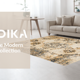 Elegant Indigo Tiled(Beige)