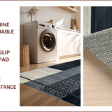 Ultra Soft Area Rug, Non Slip, Stain Resistant, Washable Area Rugs for Living Room, Bedroom, Chic Dark Grey Animal Motif(Gray)