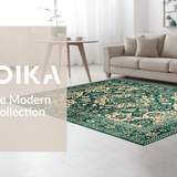 Artful Retro Leafy Composition(Green)