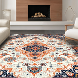 Lively Vintage Inspired Floral Motif(White)