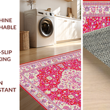 Contemporary Geometric Motif Fusion(Red)