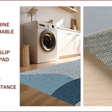 Ultra Soft Area Rug, Non Slip, Stain Resistant, Washable Area Rugs for Living Room, Bedroom, Contemporary Retro Bedroom Stain-Resistant Area Rug(Gray)