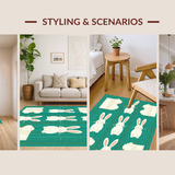 Charming Coastal Inspired Entryway Decor(Green)