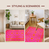 Dynamic Contemporary Color Block(Pink)