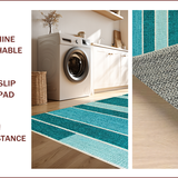 Ultra Soft Area Rug, Non Slip, Stain Resistant, Washable Area Rugs for Living Room, Bedroom, Waterproof Outdoor Camping RV Beach Mat(Blue)