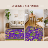 Bright Tropical Tiled Style(Purple)