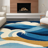 Bright Summer Nautical Style Mat(Blue)