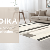 Ultra Soft Area Rug, Non Slip, Stain Resistant, Washable Area Rugs for Living Room, Bedroom, Chic Modern Arch Geometry(Gray)
