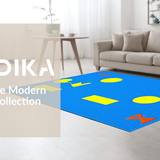 Interactive Multicolored Shape Composition(Blue)