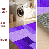 Ultra Soft Area Rug, Non Slip, Stain Resistant, Washable Area Rugs for Living Room, Bedroom, Vibrant Soft Furry Home Accent(Purple)