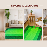 Charming Green and White Motif(Green)