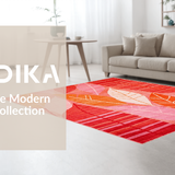 Rustic Abstract Color Play(Red)