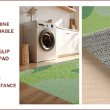 Ultra Soft Area Rug, Non Slip, Stain Resistant, Washable Area Rugs for Living Room, Bedroom, Soft Washable Dining Room Carpet with Non-Slip Backing(Green)