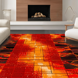 Energetic Colorful Fluid(Red)