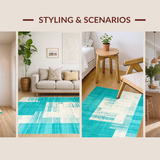 Fresh Abstract Color Block Palette(Blue)