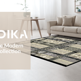 Ultra Soft Area Rug, Non Slip, Stain Resistant, Washable Area Rugs for Living Room, Bedroom, Trendy Abstract Animal Theme(Beige)