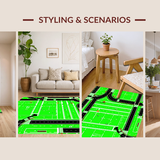 Whimsical Race Track Playground Style(Green)