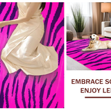 Vibrant Playful Tiger Print(Pink)