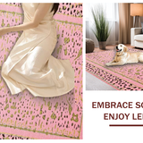 Ultra Soft Area Rug, Non Slip, Stain Resistant, Washable Area Rugs for Living Room, Bedroom, Contemporary Pink Animal Aesthetic(Pink)