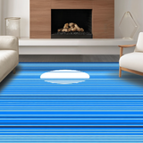 Contemporary Bold Striped Arrangement(Blue)