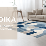 Minimalist Textured Linear Abstraction(Blue)