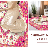 Eclectic Floral Medallion Aesthetic(White)