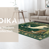 Modern Abstract Fauna Design(Green)