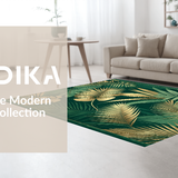 Exotic Leafy Symmetrical Design(Green)