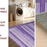 Ultra Soft Area Rug, Non Slip, Stain Resistant, Washable Area Rugs for Living Room, Bedroom, Luxurious Cozy Shag Appeal(Purple)