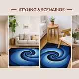 Lively Textured Optical Movement(Blue)