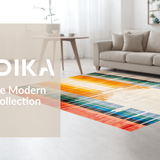 Ultra Soft Area Rug, Non Slip, Stain Resistant, Washable Area Rugs for Living Room, Bedroom, Artful Abstract Color Spectrum(Yellow)