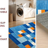 Funky Rainbow Fuzzy Geometry(Blue)