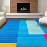 Exuberant Multicolor Flowing(Blue)