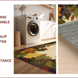 Ultra Soft Area Rug, Non Slip, Stain Resistant, Washable Area Rugs for Living Room, Bedroom, Cozy Lodge-Inspired Decor Piece(Beige)