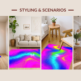 Bold Fluid Expressionist Motif(Blue)