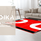 Energetic Red and Black Composition(Red)