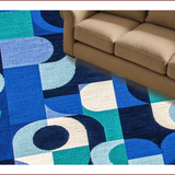 Ultra Soft Area Rug, Non Slip, Stain Resistant, Washable Area Rugs for Living Room, Bedroom, Navy Blue Stain-Resistant Deck Area Rug(Blue)